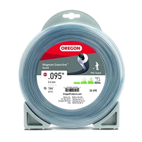 Oregon Magnum Gatorline Round Trimmer Line 2.4 mm (0.095-Inch) x 44 m (144-Foot) | High Cutting Efficiency thumbnail 1