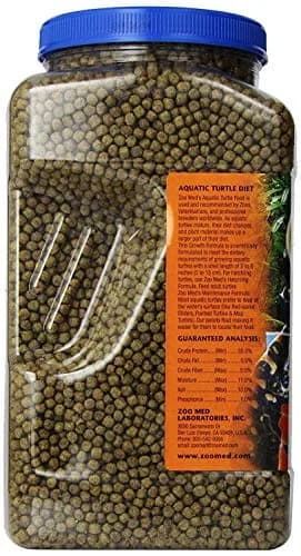 Zoo Med Aquatic Turtle Food Growth Formula 1.53 kg (54 oz) | Scientifically Formulated for Young Turtles thumbnail 3