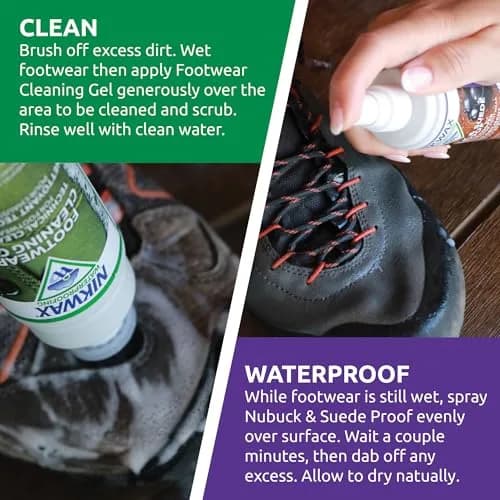 Nikwax Nubuck & Suede Proof Spray-On Waterproofing 125ml | Breathable Water Repellent for Nubuck & Suede Shoes thumbnail 4