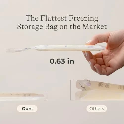 Lansinoh Breastmilk Storage Bags 6oz (177ml) 50 Count | BPA/BPS-Free Double Zipper Seal thumbnail 5