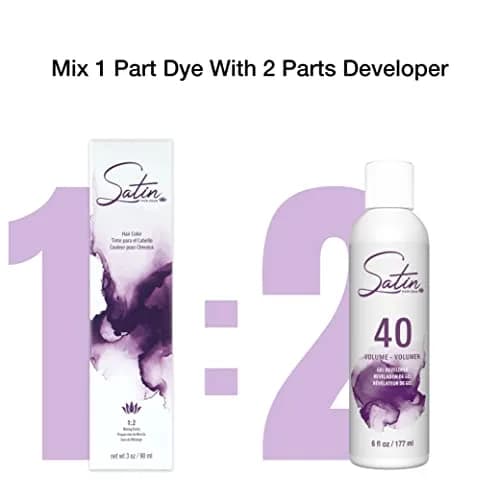 Satin Natural Series Hair Color Dark Brown 3N, 88.7ml (3.0 Fl Oz) | Permanent Grey Coverage thumbnail 4