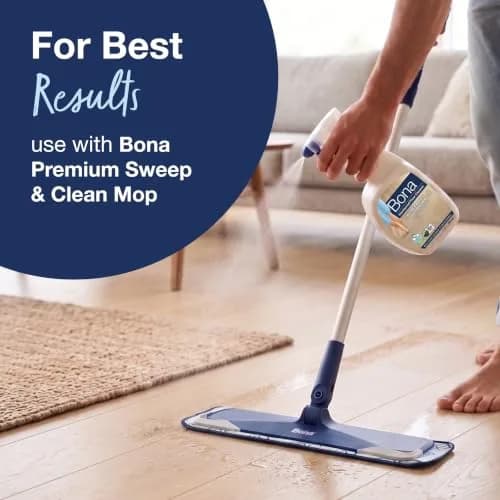 Bona Hardwood Floor Cleaner Spray 946ml (32 fl oz) | pH-Neutral Formula for Unwaxed, Polyurethane Finished Wood Floors thumbnail 8