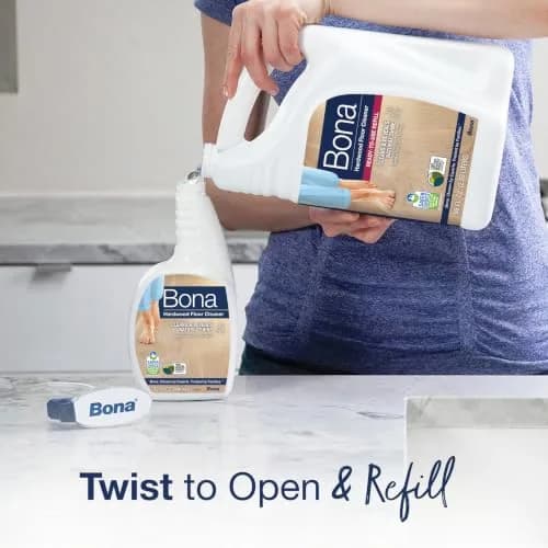 Bona Hardwood Floor Cleaner Spray 946ml (32 fl oz) | pH-Neutral Formula for Unwaxed, Polyurethane Finished Wood Floors thumbnail 3