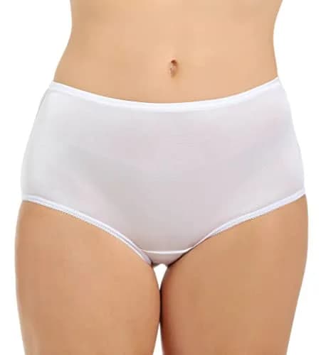 Teri Women's 331X Plus Full Cut Nylon Briefs | Full Coverage Panty - 4 Pack thumbnail 3