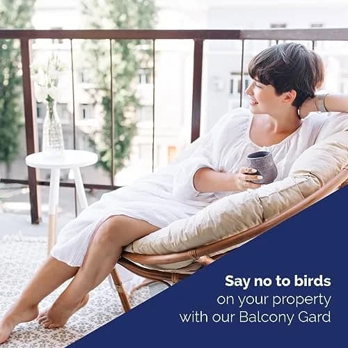 Bird-X Balcony Gard Ultrasonic Bird Chaser 900 Sq. Ft. | Humane Bird Control Device thumbnail 6