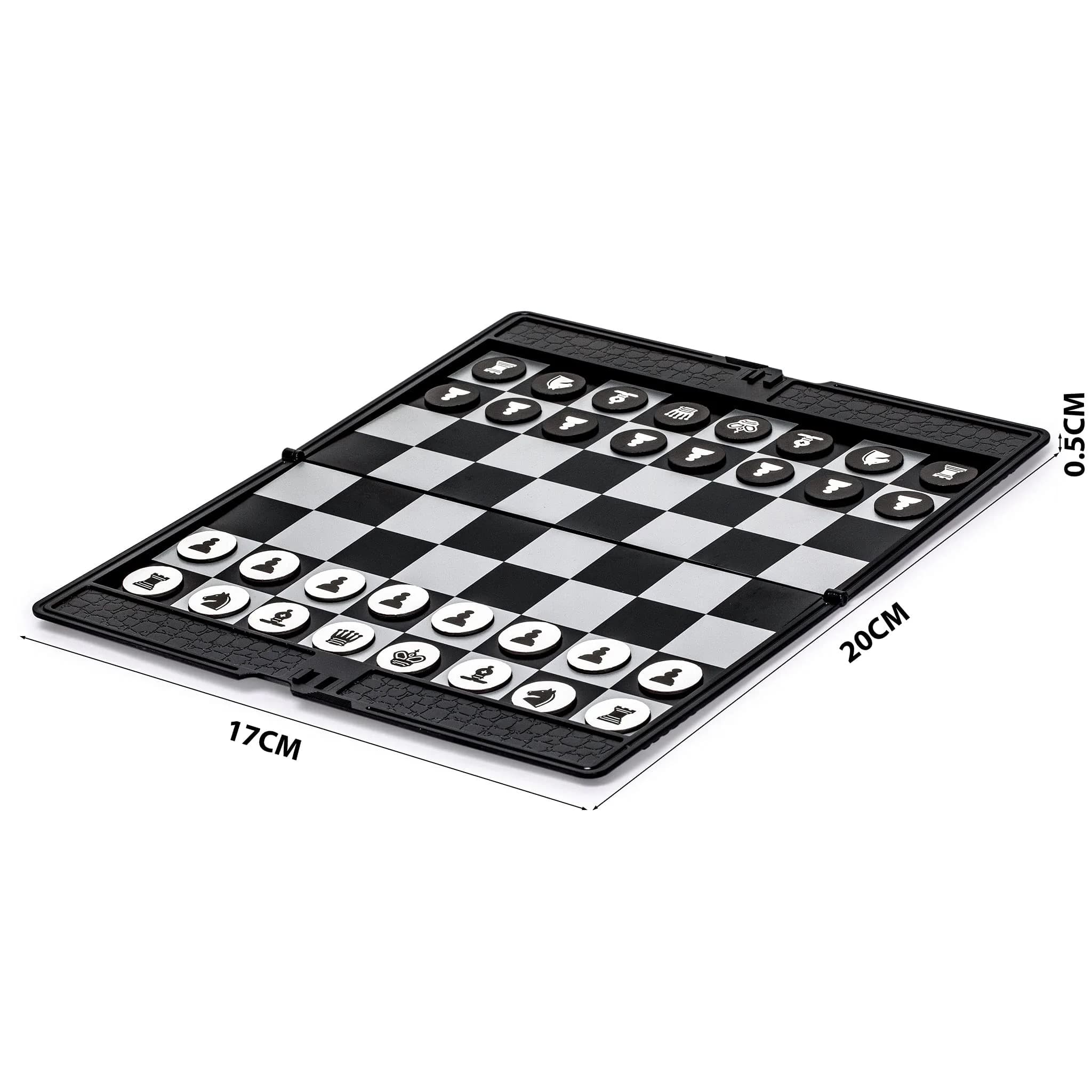 Yellow Mountain Imports Magnetic Travel Chess Wallet Set 7.9 in (20 cm) | Educational Strategy Game for Kids & Adults - view 5