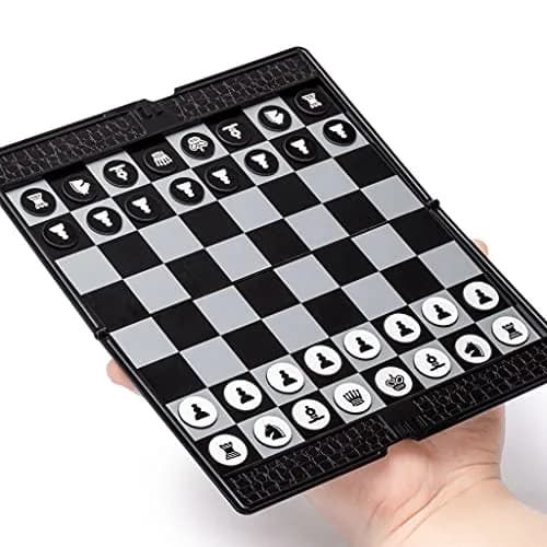 Yellow Mountain Imports Magnetic Travel Chess Wallet Set 7.9 in (20 cm) | Educational Strategy Game for Kids & Adults thumbnail 6