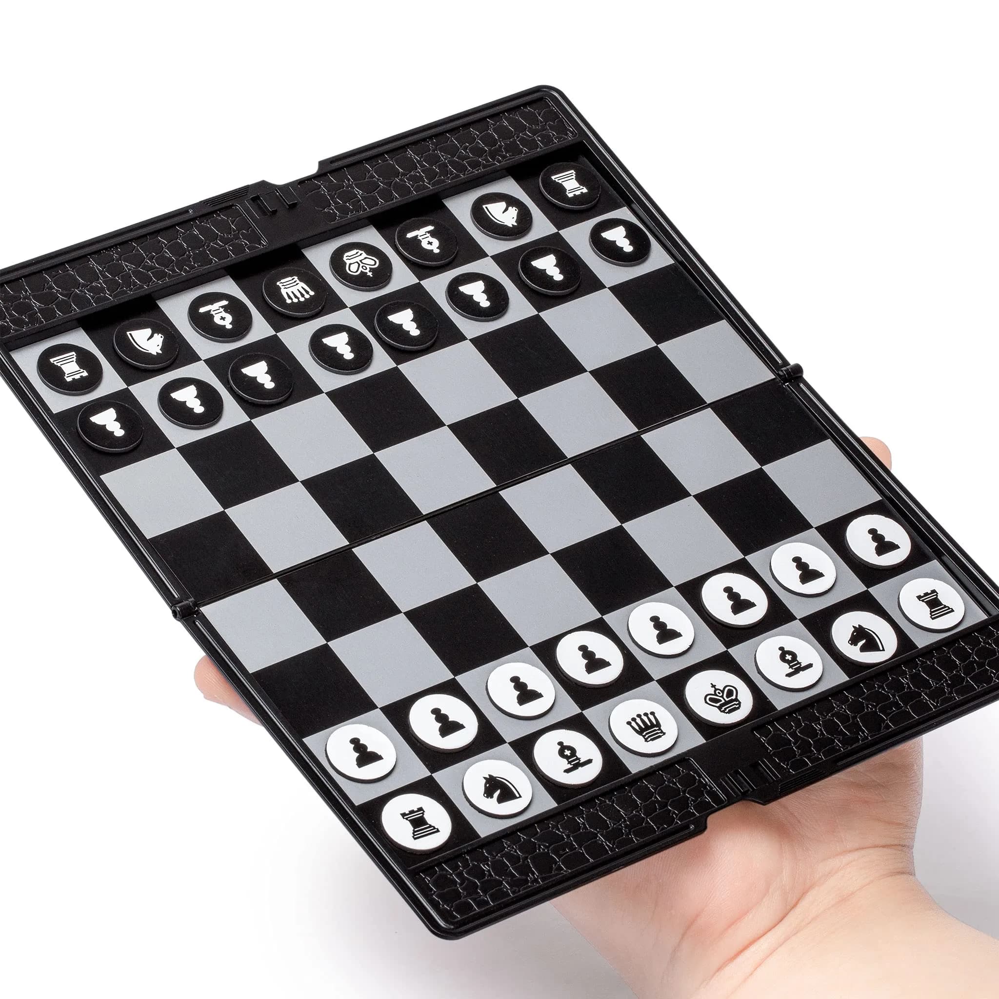 Yellow Mountain Imports Magnetic Travel Chess Wallet Set 7.9 in (20 cm) | Educational Strategy Game for Kids & Adults - view 6