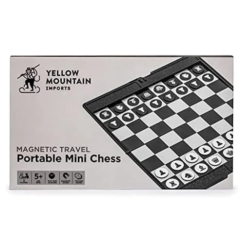 Yellow Mountain Imports Magnetic Travel Chess Wallet Set 7.9 in (20 cm) | Educational Strategy Game for Kids & Adults thumbnail 9