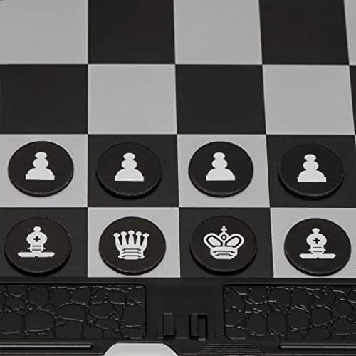 Yellow Mountain Imports Magnetic Travel Chess Wallet Set 7.9 in (20 cm) | Educational Strategy Game for Kids & Adults thumbnail 3