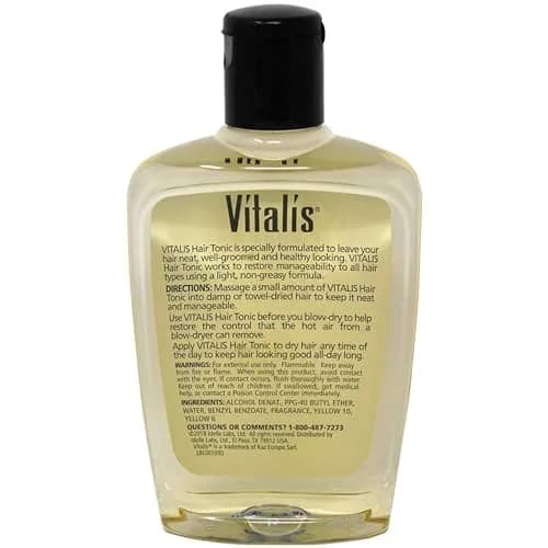 Vitalis Hair Tonic For Men 206.5ml (7 Fl Oz) | Classic Hold & Frizz Control thumbnail 7