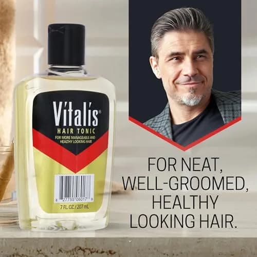 Vitalis Hair Tonic For Men 206.5ml (7 Fl Oz) | Classic Hold & Frizz Control thumbnail 2