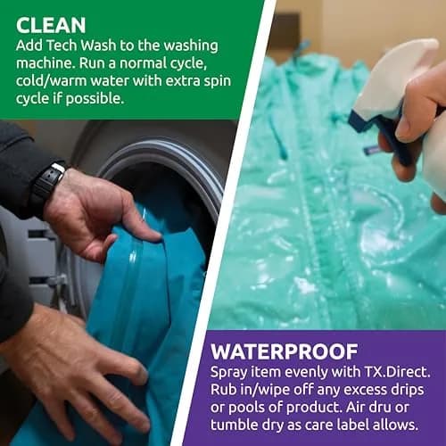 Nikwax TX.Direct Spray-On Waterproofing 500ml (16.9 Fl Oz) | Restores DWR Water Repellency for Jackets & Gear thumbnail 4