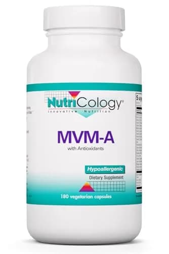 Allergy Research Group Nutricology MVM-A Multivitamin & Minerals, 180 Capsules | Supports Brain, Energy & Immunity thumbnail 1