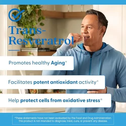 Doctor's Best Trans Resveratrol 100 mg Supplement 60 Veg Caps | Antioxidant Support from Red Wine & Japanese Knotweed thumbnail 7