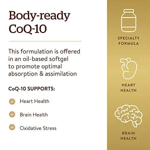 Solgar Megasorb CoQ-10 100 mg Softgels (90 Count) | Supports Healthy Aging & Heart Function thumbnail 4