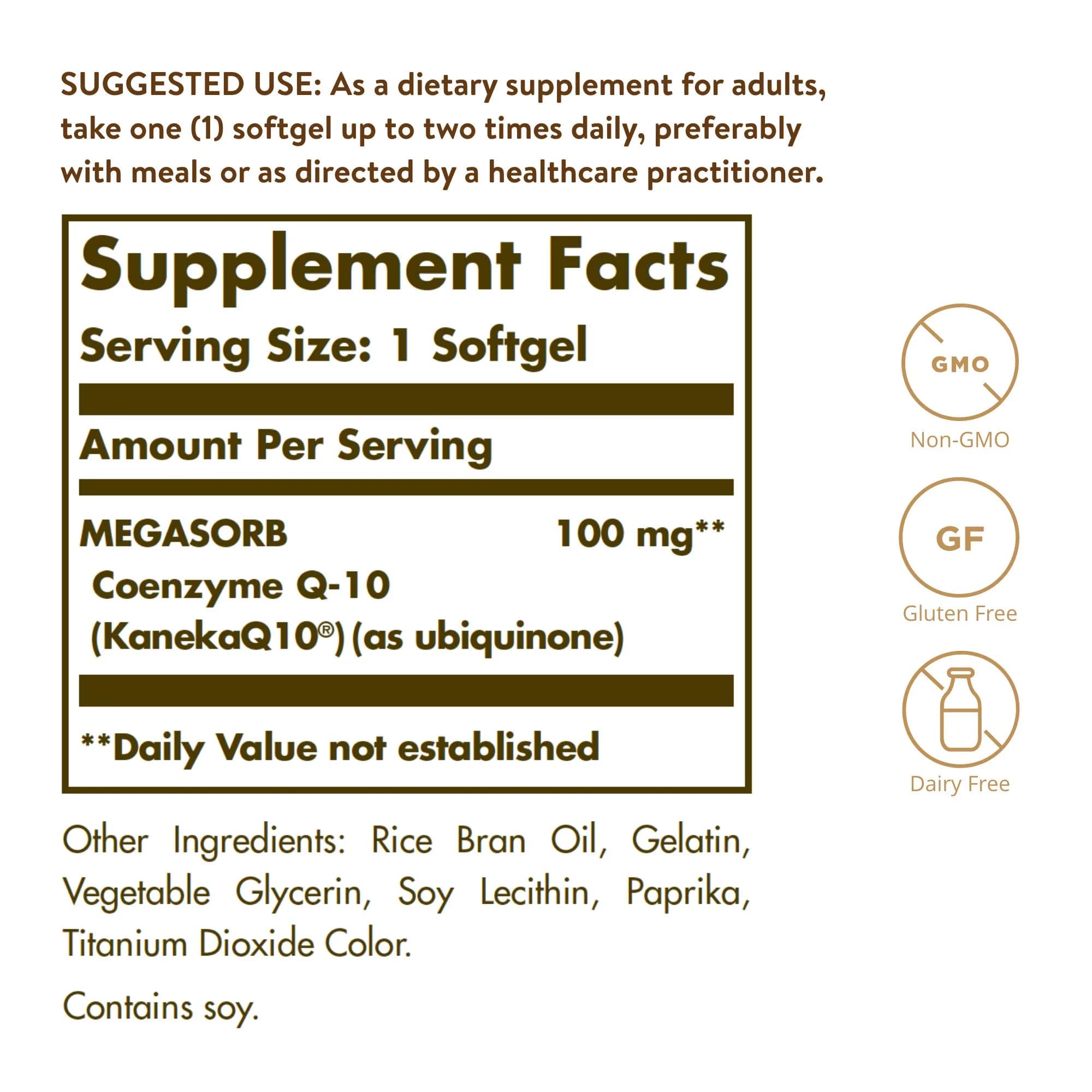 Solgar Megasorb CoQ-10 100 mg Softgels (90 Count) | Supports Healthy Aging & Heart Function - view 2