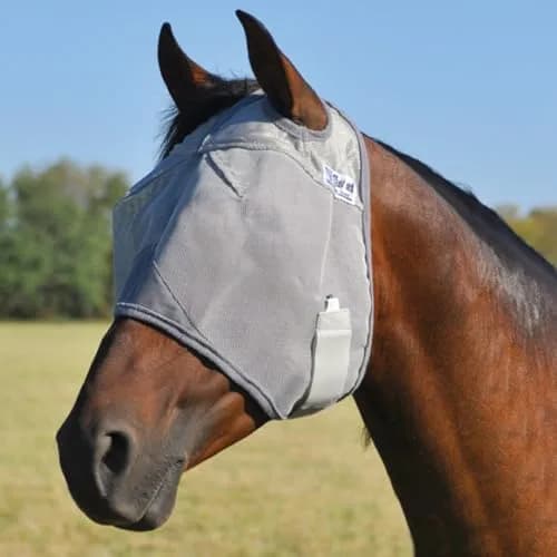 Cashel Crusader Standard Fly Mask No Ears or Nose | Breathable UV Protection for Horses thumbnail 1