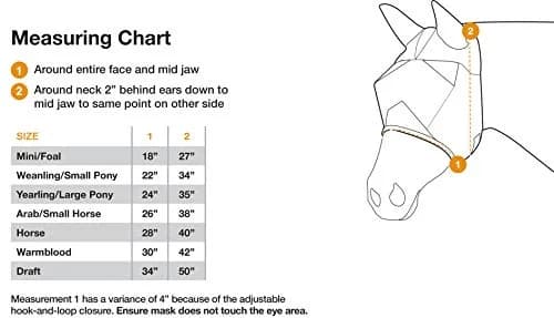 Cashel Crusader Standard Fly Mask No Ears or Nose | Breathable UV Protection for Horses thumbnail 3