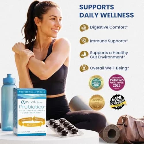 Essential Formulas Dr Ohhira's Probiotics 60 Capsules | Gut Health & Digestive Support thumbnail 2