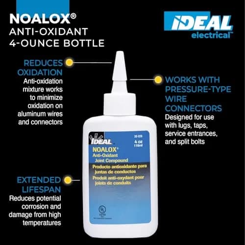 Ideal Electrical Noalox Anti-Oxidant Compound 118ml (4 oz.) | Enhances Conductivity for Aluminum Connections thumbnail 2