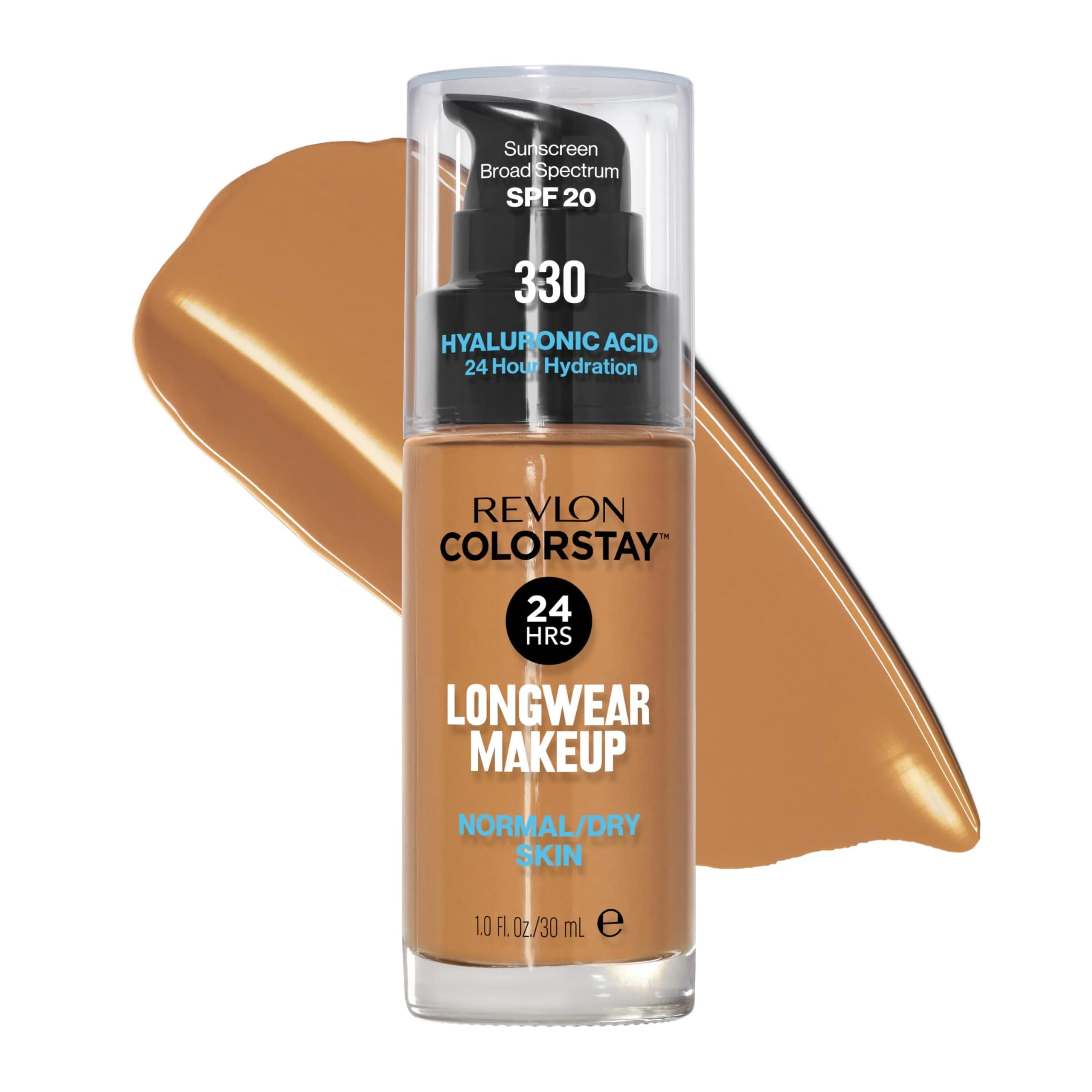 REVLON ColorStay 330 Natural Tan Foundation for Normal/Dry Skin, 30ml with SPF 20 - main product image