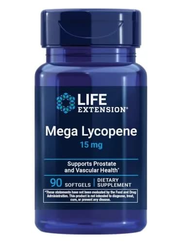 Life Extension Mega Lycopene Softgels 90 Count (40.8g) | Supports Prostate & Arterial Health thumbnail 1