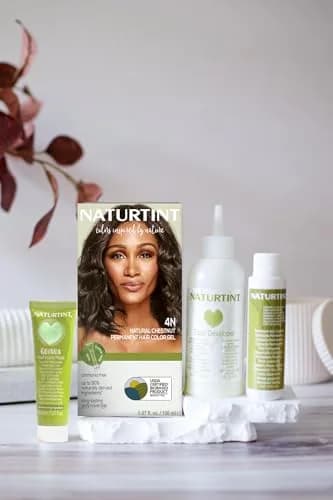 Naturtint 4N Natural Chestnut Permanent Hair Color 5.07 Fl Oz | Up to 100% Gray Coverage, Ammonia Free, Vegan, Long Lasting thumbnail 2