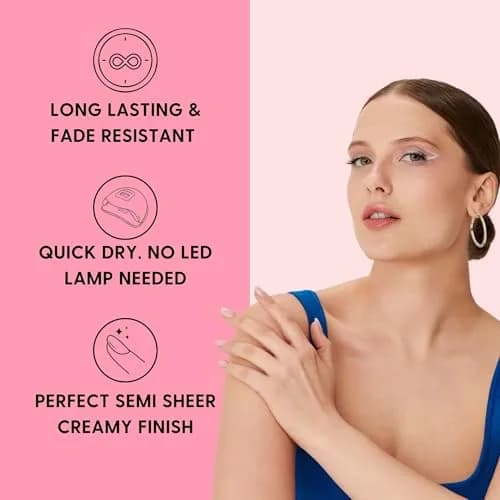 Orly French Manicure Nail Polish Sheer Rose Creme 17ml (0.6 Fl Oz) | UV Inhibitors Prevent Fading thumbnail 4