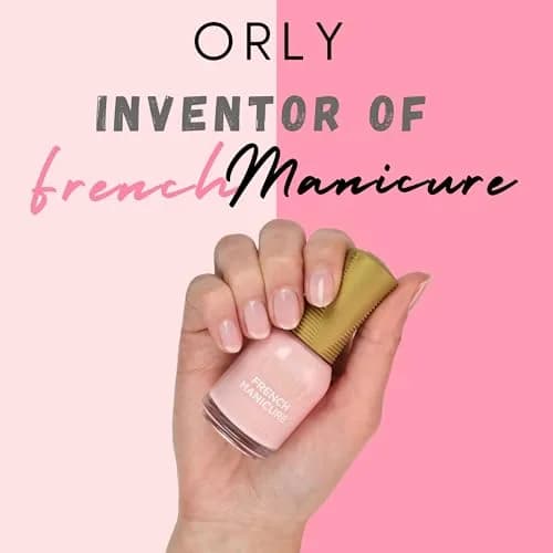 Orly French Manicure Nail Polish Sheer Rose Creme 17ml (0.6 Fl Oz) | UV Inhibitors Prevent Fading thumbnail 5