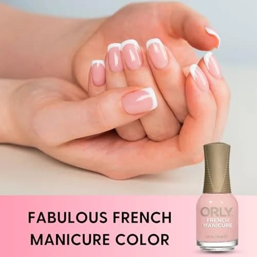 Orly French Manicure Nail Polish Sheer Rose Creme 17ml (0.6 Fl Oz) | UV Inhibitors Prevent Fading thumbnail 2
