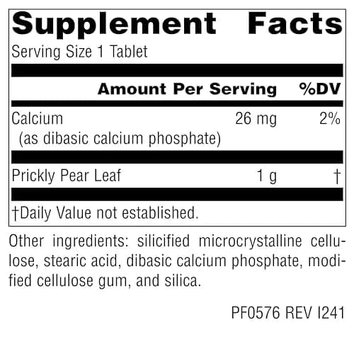 Planetary Herbals Full Spectrum Nopal Cactus 1000 mg | Supports Glucose & Electrolyte Balance thumbnail 5