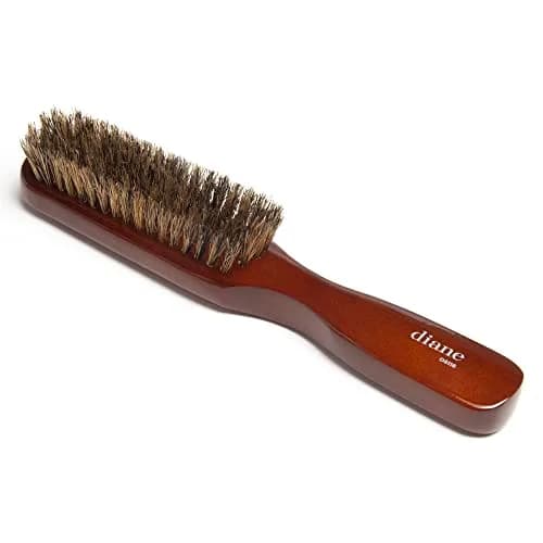 Diane Premium 100% Boar Bristle Styling Brush for Men & Barbers – Medium Bristles for Thick Coarse Hair – 5-Row, Wood Handle | Detangles, Smooths, Adds Shine thumbnail 1