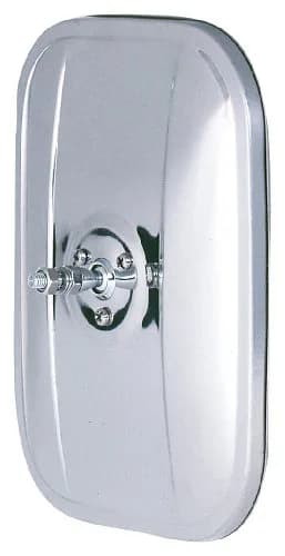Replacement Fit System Mirrors Universal Replacement Mirror Head - 5" x 7" Glass, Stainless Steel Housing, Easy Install for Cars & Trucks thumbnail 1