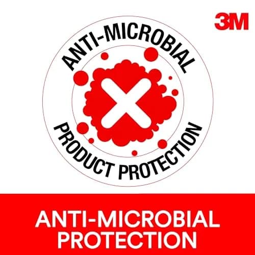 3M Precise Mouse Pad with Gel Wrist Rest, Vertex, 8.6 in x 6.8 in | Precise optical surface, antimicrobial support, ergonomic design thumbnail 5