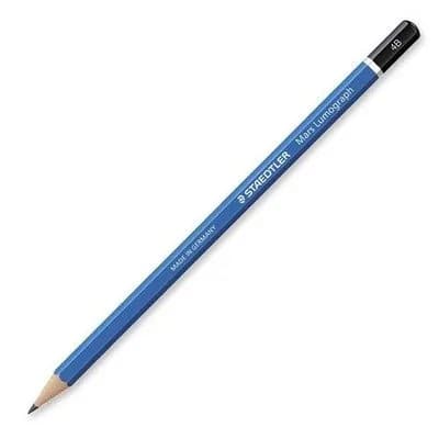 STAEDTLER Mars Lumograph 3B Graphite Pencil 1 Count | Medium Soft, Break-Resistant Bonded Lead, 12 Pack — 4B thumbnail 5