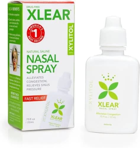 Xlear Nasal Spray with Xylitol 0.75 Fl Oz | Natural Sinus Relief for Allergies & Congestion thumbnail 1