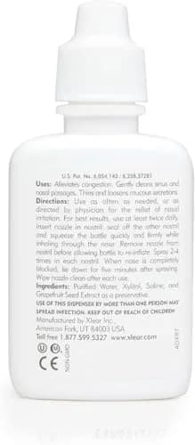 Xlear Nasal Spray with Xylitol 0.75 Fl Oz | Natural Sinus Relief for Allergies & Congestion thumbnail 4