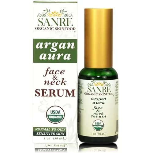 SanRe Organic Skinfood Argan Aura Serum 30ml | USDA Organic Anti-Aging & Clearing thumbnail 1