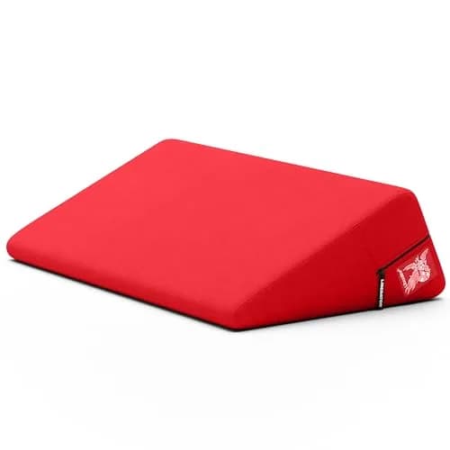 Liberator Wedge Intimate Sex Positioning Pillow, Red Microfiber, 24 inch | 27° angle for deeper penetration & G-spot thumbnail 6