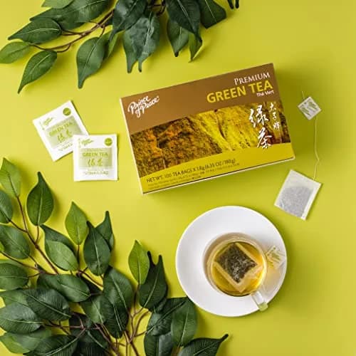 Prince Of Peace Premium Green Tea 100ct | Delicate, Antioxidant, Lightly Pan Fried thumbnail 2