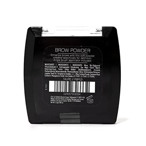 Palladio Brow Powder for Eyebrows | Soft & Natural with Jojoba & Shea, Compact Size for Travel, Includes Brush thumbnail 9