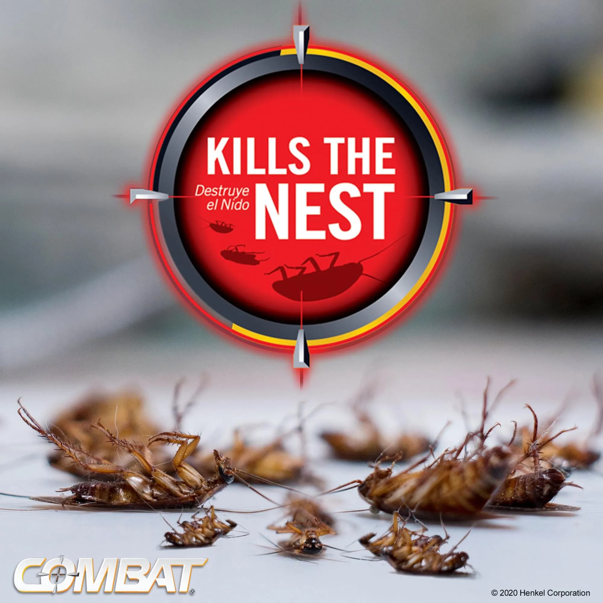 Combat Max Large Roach Killing Bait Stations 8 Count | Kills Roaches Continuously for 3 Months - view 5