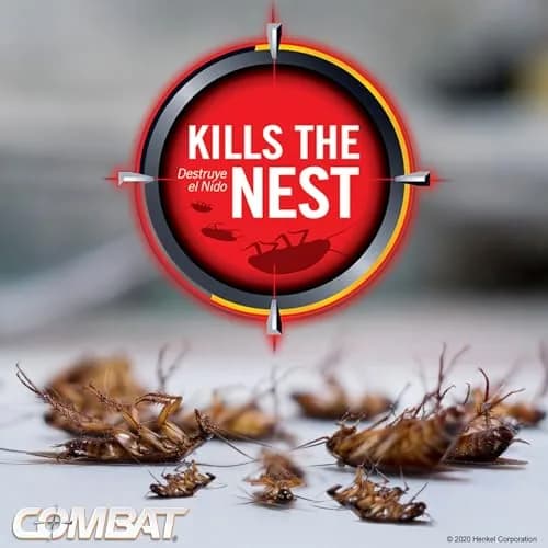 Combat Max Large Roach Killing Bait Stations 8 Count | Kills Roaches Continuously for 3 Months thumbnail 5