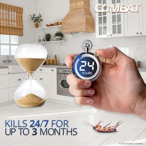Combat Max Large Roach Killing Bait Stations 8 Count | Kills Roaches Continuously for 3 Months thumbnail 7