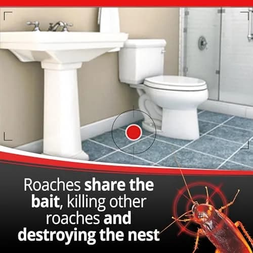Combat Max Large Roach Killing Bait Stations 8 Count | Kills Roaches Continuously for 3 Months thumbnail 8