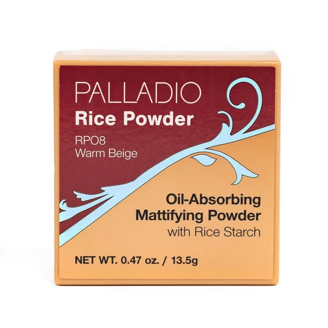 Palladio Rice Powder Loose Setting Powder Warm Beige | Absorbs Oil, Mattifies Face, Extends Makeup Wear