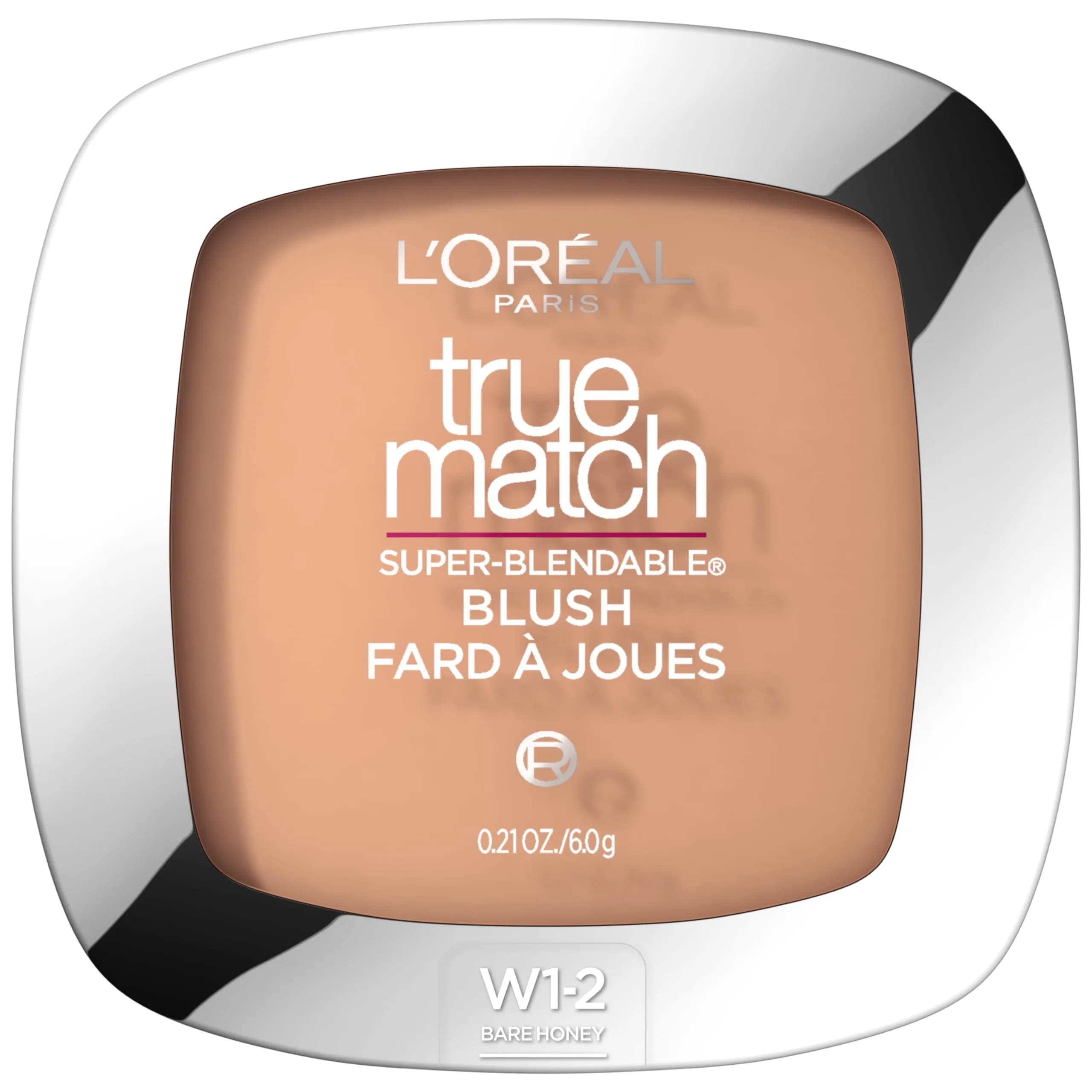 L'Oreal Paris True Match Super-Blendable Powder Blush, Bare Honey, 5.95g (0.21 Oz) | Natural Finish for All Skin Tones - main product image