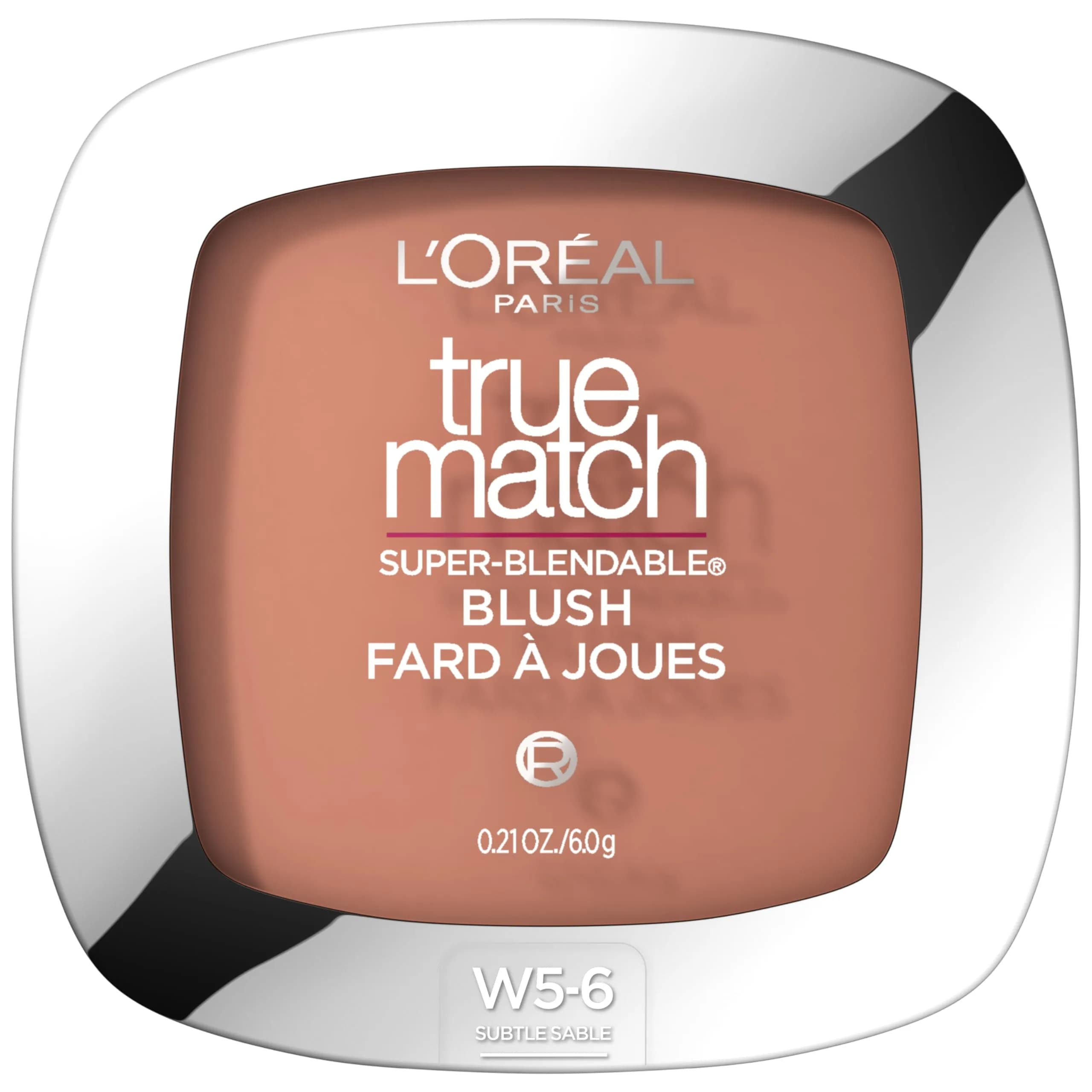 L'Oreal Paris True Match Super-Blendable Powder Blush Subtle Sable 5.95g (0.21 Oz) | Natural Flush for Cheekbones - main product image