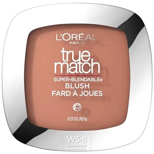 L'Oreal Paris True Match Super-Blendable Powder Blush Subtle Sable 5.95g (0.21 Oz) | Natural Flush for Cheekbones thumbnail 1